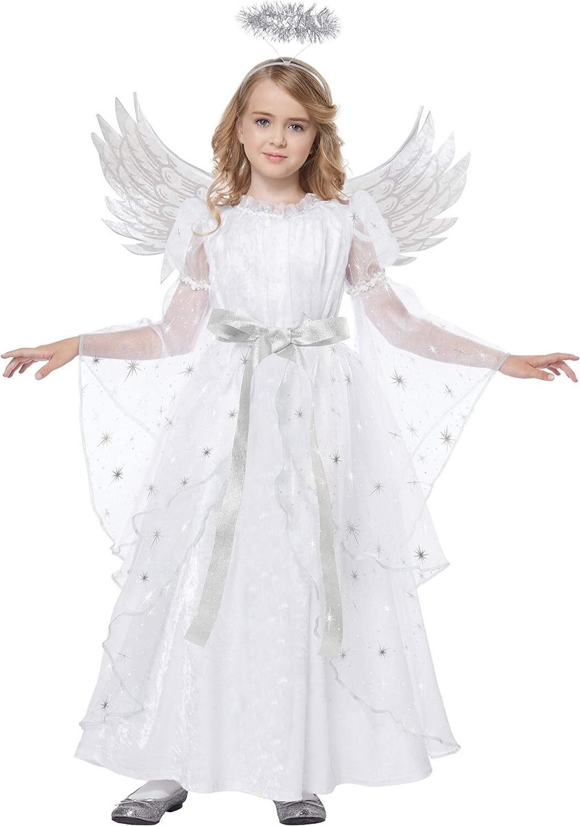 dress like an angel Long Sleeve Lace White running outfit to dress as for a variety of occasions 17 DIY Angel Costume Ideas
