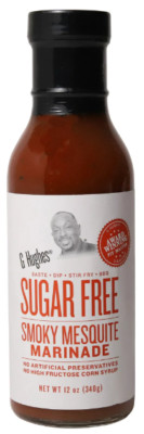 MHD!   G HUGHES Sugar-Free Marinade 'Smoky Mesquite' 340 gr Gluten Free USA