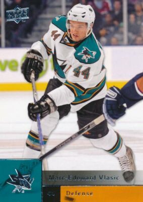 2009-10 Upper Deck #407 MARC-EDOUARD VLASIC - San Jose Sharks