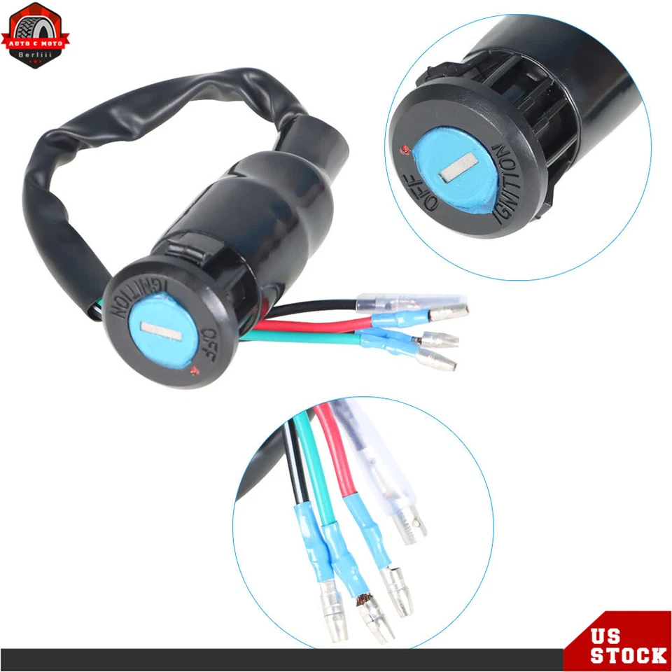 Interruptor de llave de encendido de alta calidad apto para Honda CRF230 CRF230F 2003 2004-2007 Foto 2 de 4