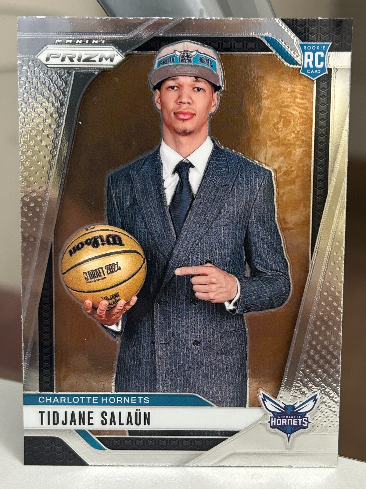 2024-25 Prizm NBA- Tidjane Salaun (RC) Variation #262 Charlotte Hornets