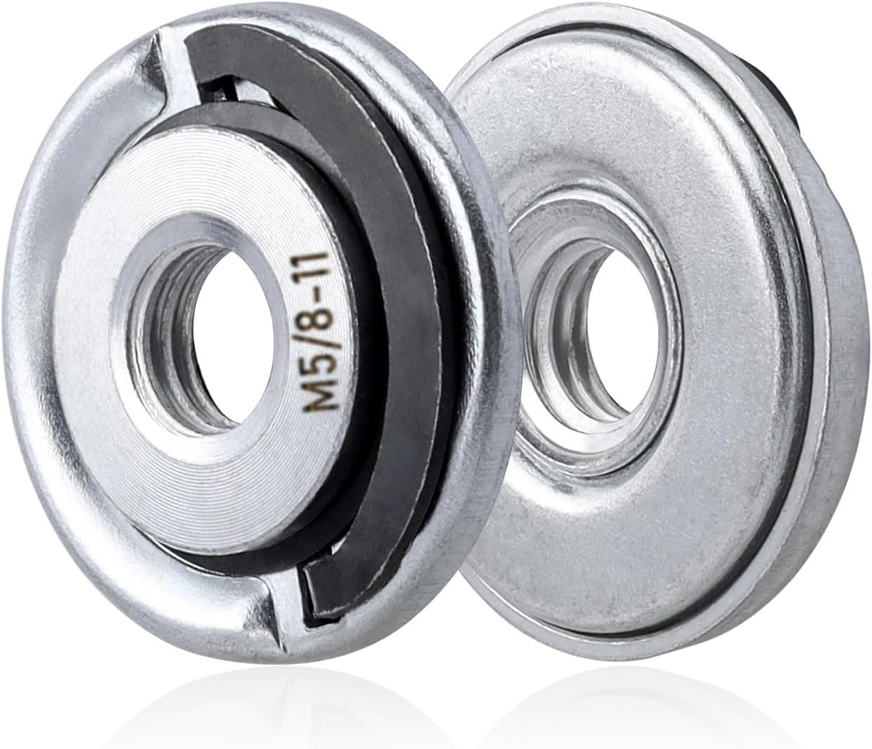 2Pcs 5/8-11 Quick Change Angle Grinder Flange Lock Nut Replacement
