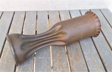 Trench Art vaso lavorato ricavato da bossolo italiano della WW1 originale