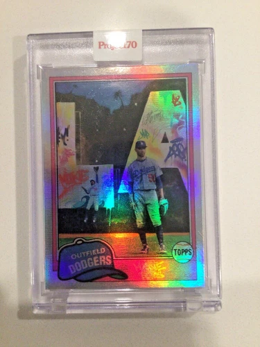 Topps Project 70 # 146 Mookie Betts by CES - Rainbow Foil /70