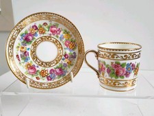 George Jones Crescent Early 20thC Demitasse Cup & Saucer