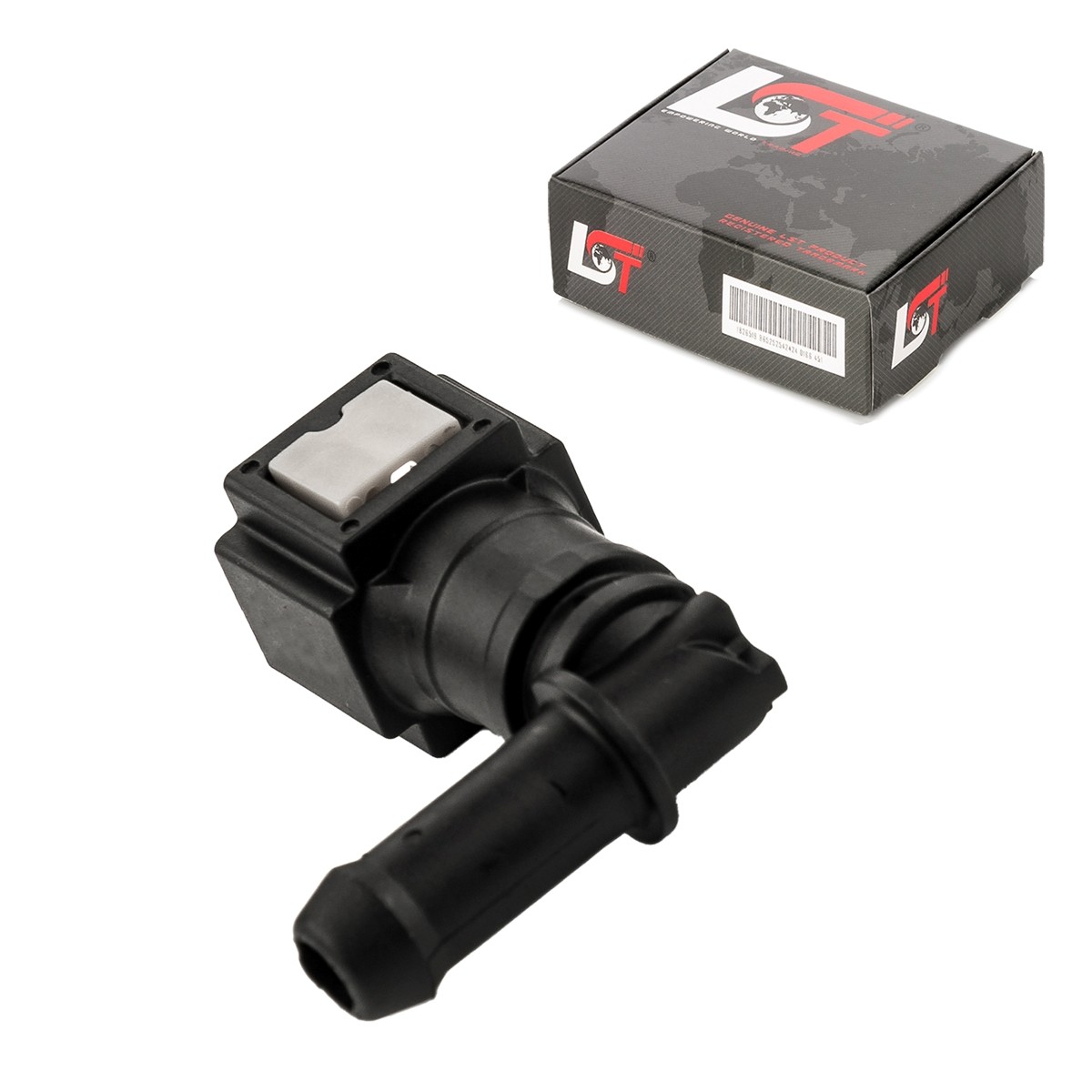 Quick release fuel line hose coupling L-piece 6.3x8mm for JAGUAR