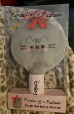 The Creme Shop Pusheen Handheld Fluffy Makeup Mirror NIB