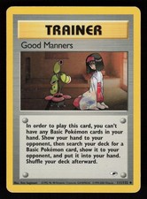 Good Manners 111/132 Uncommon Gym Heroes Pokemon Lightly Played on eBay
