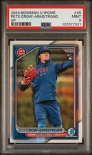 2024 Bowman Chrome Pete Crow-Armstrong PCA Image Variation Rookie Cubs PSA 9 SSP