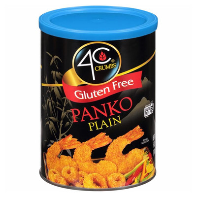 Premium Gluten Free Bread Crumbs, Panko Plain, 6 Ounce (Pack of 1)