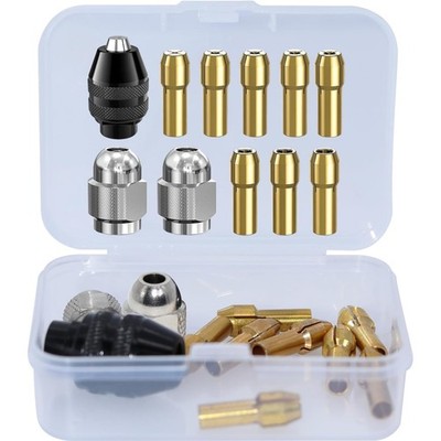 Dremel Bohrfutter Set mit Aufbewahrungsbox - 8 Spannzangen für flexible Projekte