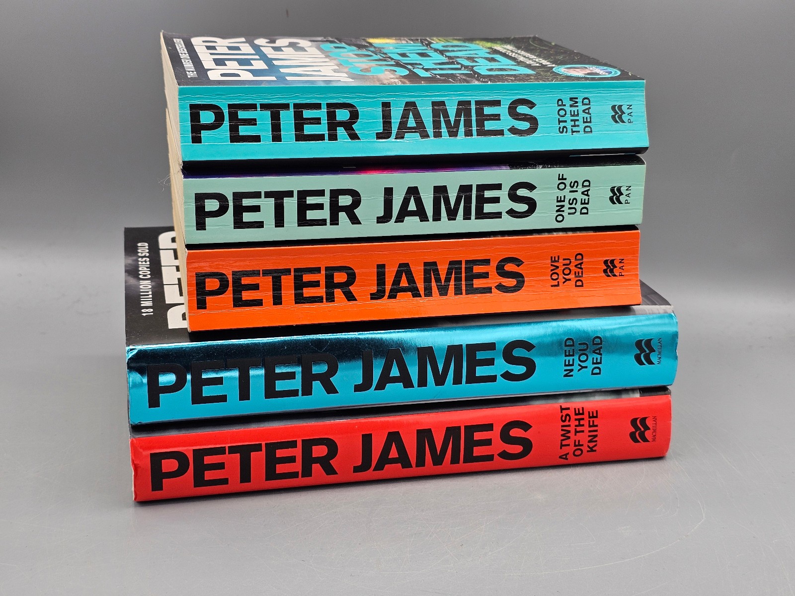 Peter James Books Bundle Crime Thriller Fiction Set Paperback Roy Grace x5