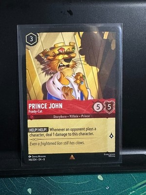 Disney Lorcana: Reign of Jafar - Prince John, Fraidy-Cat - 146/204