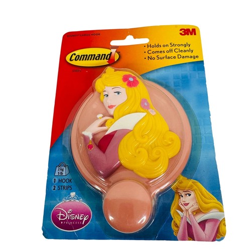 3M Command Strip Disney Princess Sleeping Beauty Large Knob Coat Hook ...