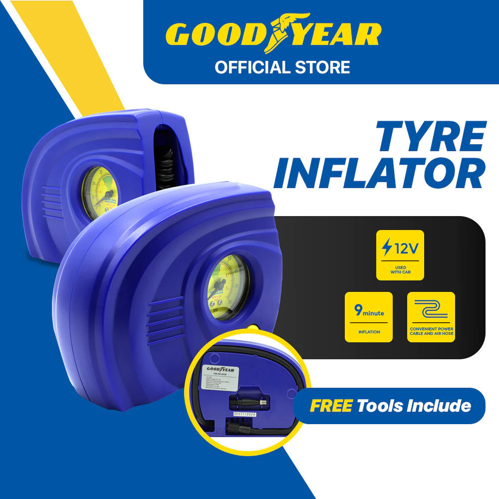Conch Design Tyre Inflator Air Pump 12v 120w 80 Psi