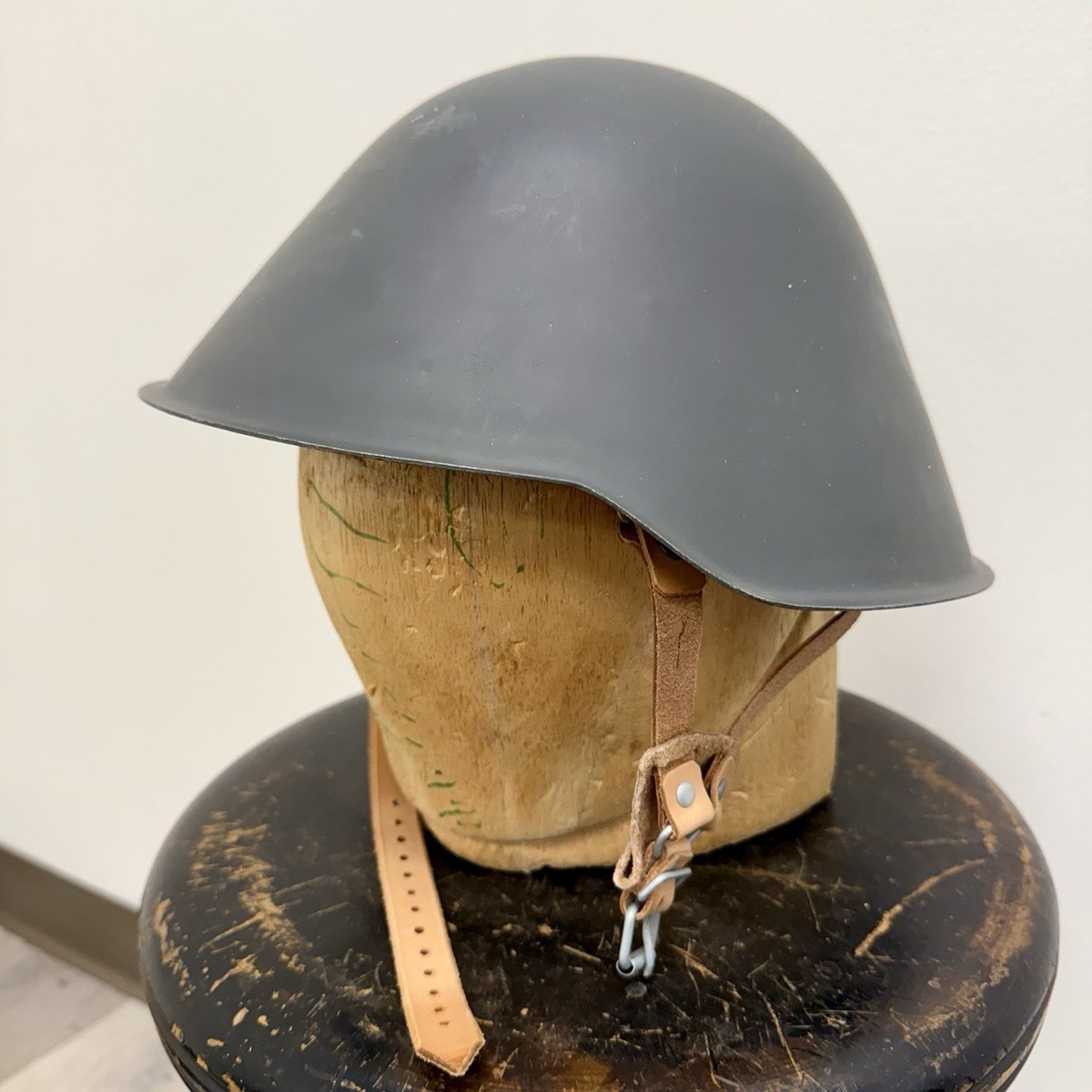 Vintage Cold War East German DDR NVA M56 Helmet W Net Deadstock