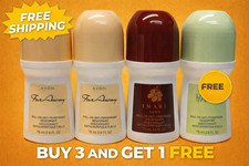 AVON ROLL-ON DEODORANT  3 AND 1 FREE  2.6OZ EACH