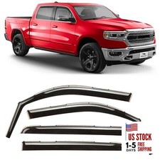 in-Channel Extra Durable Rain Guards for Trucks Dodge RAM 1500 2019-2026 Crew
