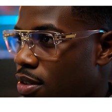 Aviator Sunglasses Clear Frame Fashion Eyewear Men UV400 Protection Festival New