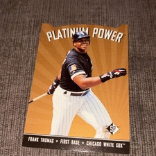 1995 Upper Deck SP Platinum Power Frank Thomas Die Cut