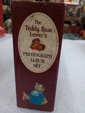 The Teddy Bear Lover's Photograph Album Set 1998 Vintage - 3 Piece