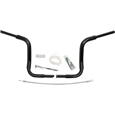 Fat Baggers Handlebar Kit - Rounded Top - 12" - Black 809412-B