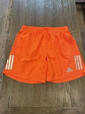 Mens Adidas Lined Shorts Running Shorts Orange XL 7  