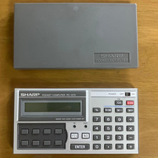 Calcolatrice tascabile Sharp PC-1270 scatola aperta mai usata dal Giappone