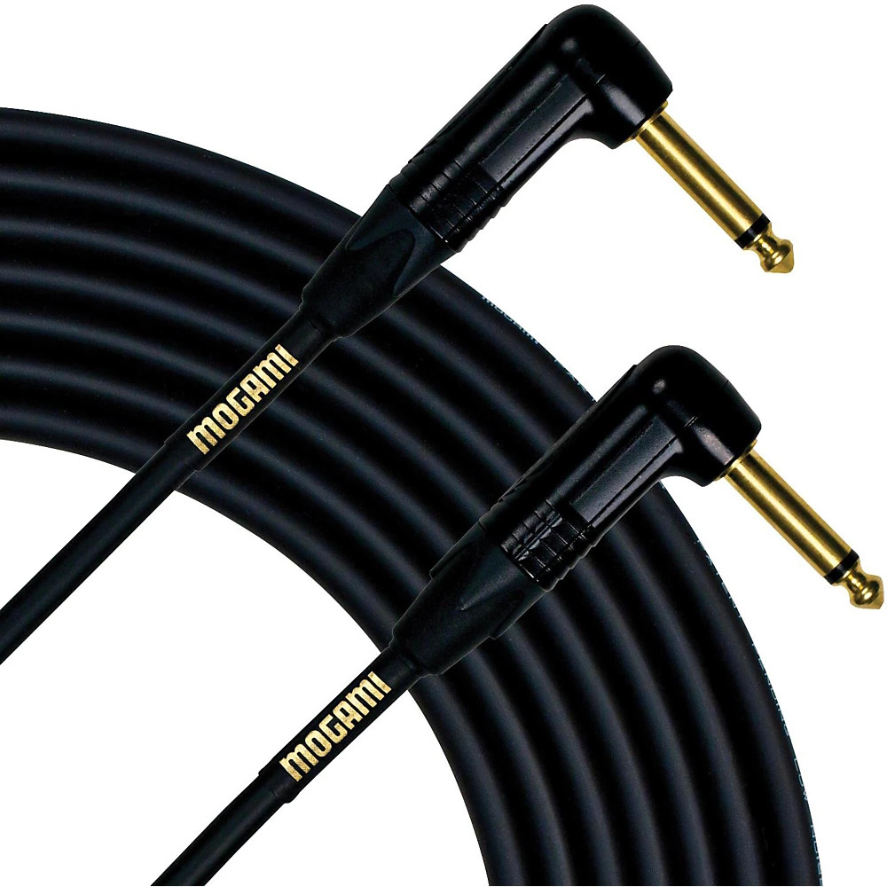 Mogami Gold Right Angle to Right Angle Instrument Cable 25 ft 16790₽