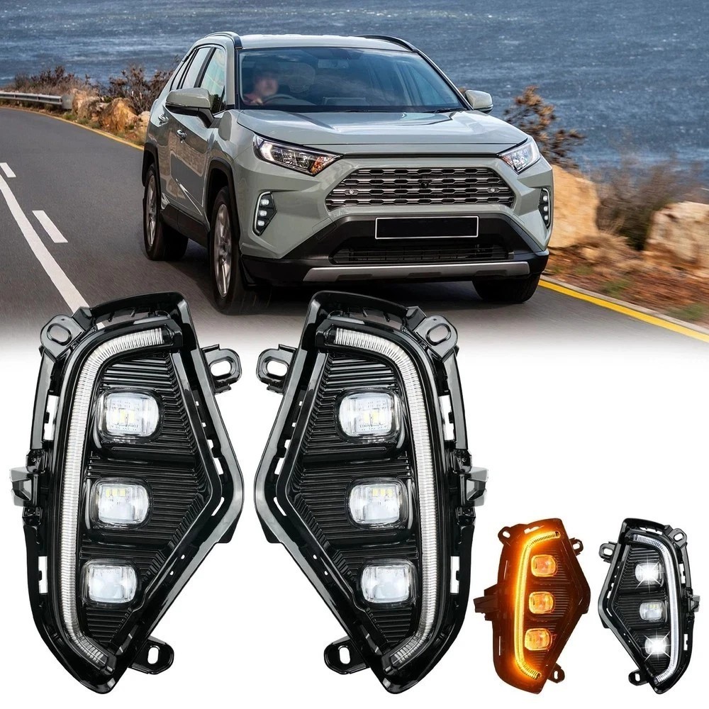 LED Daytime Running Lights Fit for Toyota RAV4 2019 2020 2021 2022 LED Daytime Running Lights Fit for Toyota RAV4 2019 2020 2021 2022