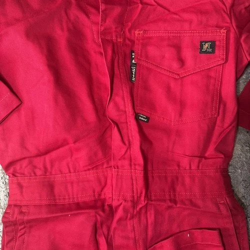 Neese Indura Westex Wear HRC2 FR Shirt Size Medium 38/40 Red Coveralls image 3