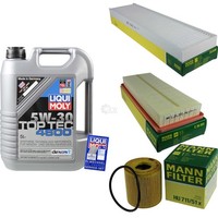 Mann Inspektionspaket 5L Liqui Moly Top Tec 4600 5W-30 FüR Mini Mini Cooper S