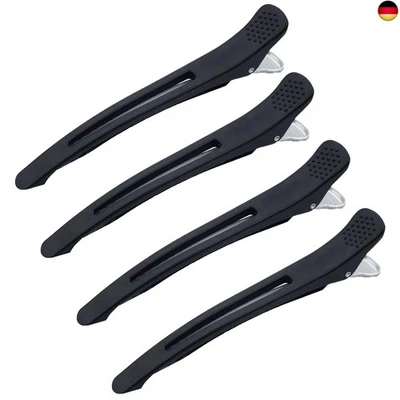 HBERCAI 4 Stück Abteilklammern Friseur Klammern,Haar Clips Damen,Haarclips Damen
