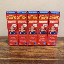 Boudreaux's Butt Paste Maximum Strength Diaper Rash Cream - 4 oz - Lot of 5