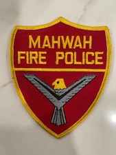 Mahwah, New Jersey Fire Police Fire Patch