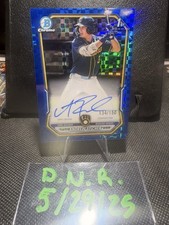 🔥‘26 Bowman 1st Chrome Andrew Fischer Auto /150 Brewers X-Factor color match!🔥