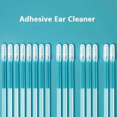 24pcs Disposable Silicone Ear Wax Remover Sticky S/L Ear Pick Cleaner Tool*