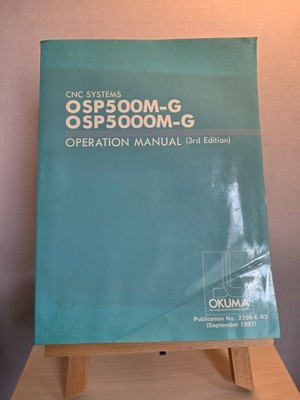 Okuma CNC Systems OSP500M-G/OSP5000M-G Operation Manual
