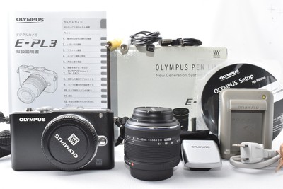 [NEUWERTIG mit Box] OLYMPUS PEN Lite E-PL3 / 14-42mm F3.5-5.6 schwarz...