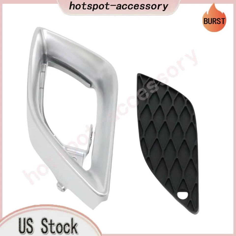 1 Set Left Side Fog Light Trim and grill fit 2006-2012 Mercedes-Benz R350 5.0L Foto 3 de 4