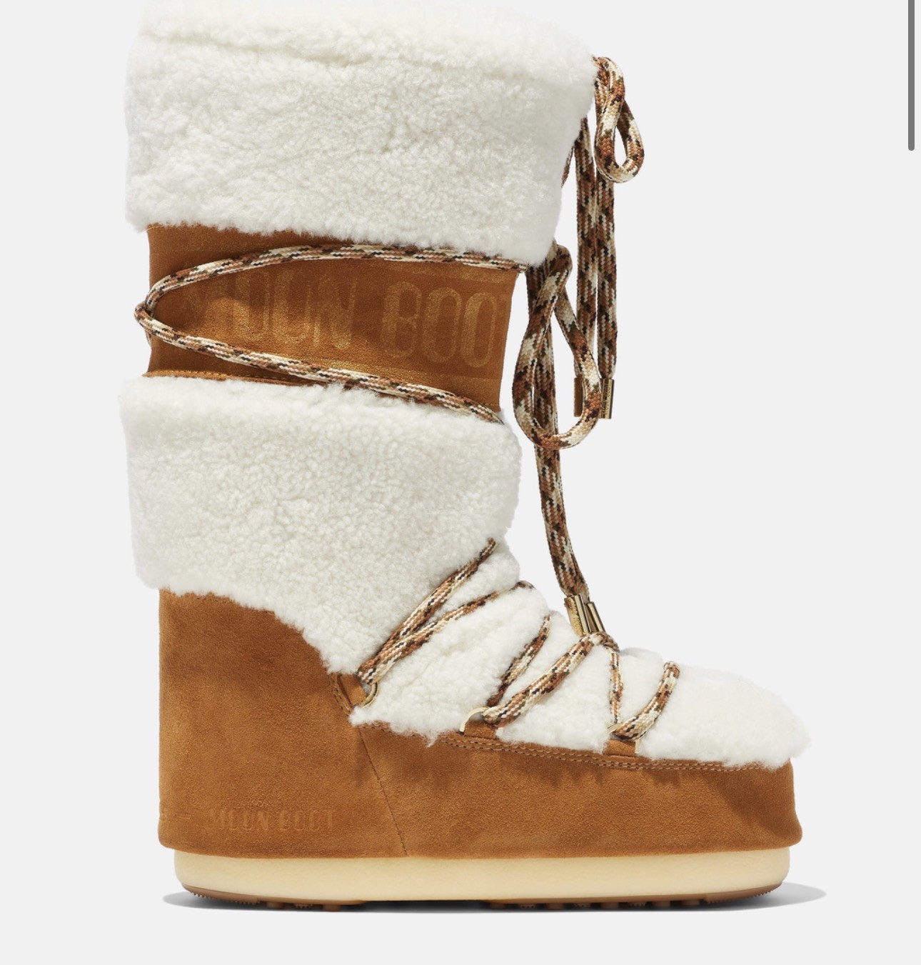 Moon Boot ‘The Original’ Icon Shearling Boots In Size Uk 6-7.5 EU 39/41 RRP £490