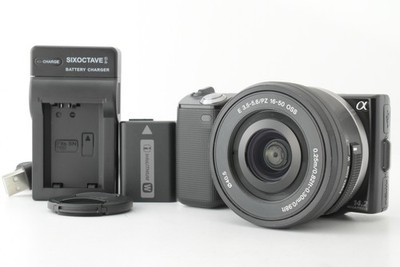 [No extra costs] English Ver. S/C1878 Sony Nex-5 Black 16-50mm 3.5-5.6 Near Mint