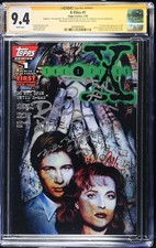 X-Files #1 CGC SS SIGNED David Duchovny Gillian Anderson Pileggi CSM Topps 1995