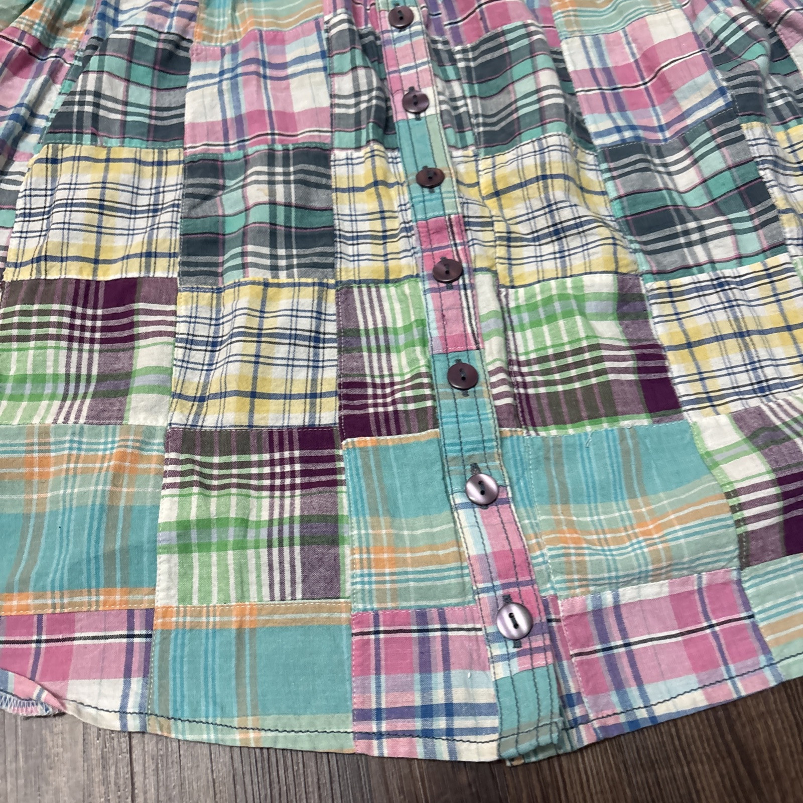 Y2k Patchwork Mini Skirt Boho Pockets Circle Naut… - image 18