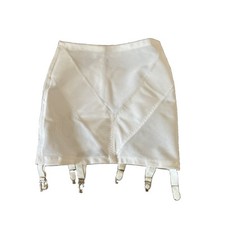 Vintage Underscore Girdle With 6 Garter Straps Size Med Nylon  Spandex  Flaw