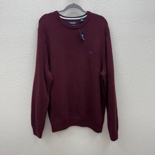 Chaps Knit Pullover Long Sleeve 100 Cotton Sweater Mens size XXL NEW
