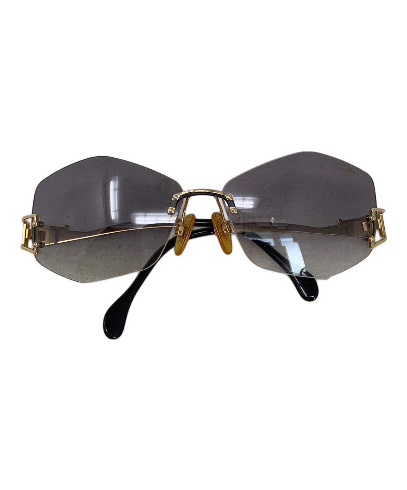 CAZAL 933 Women's Sunglasses Burberry Trench Coat Gold Used - Includes Case