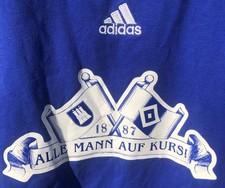 hamburger sv t-shirt Gr. XL / Adidas/ Alle Mann Auf Kurs 