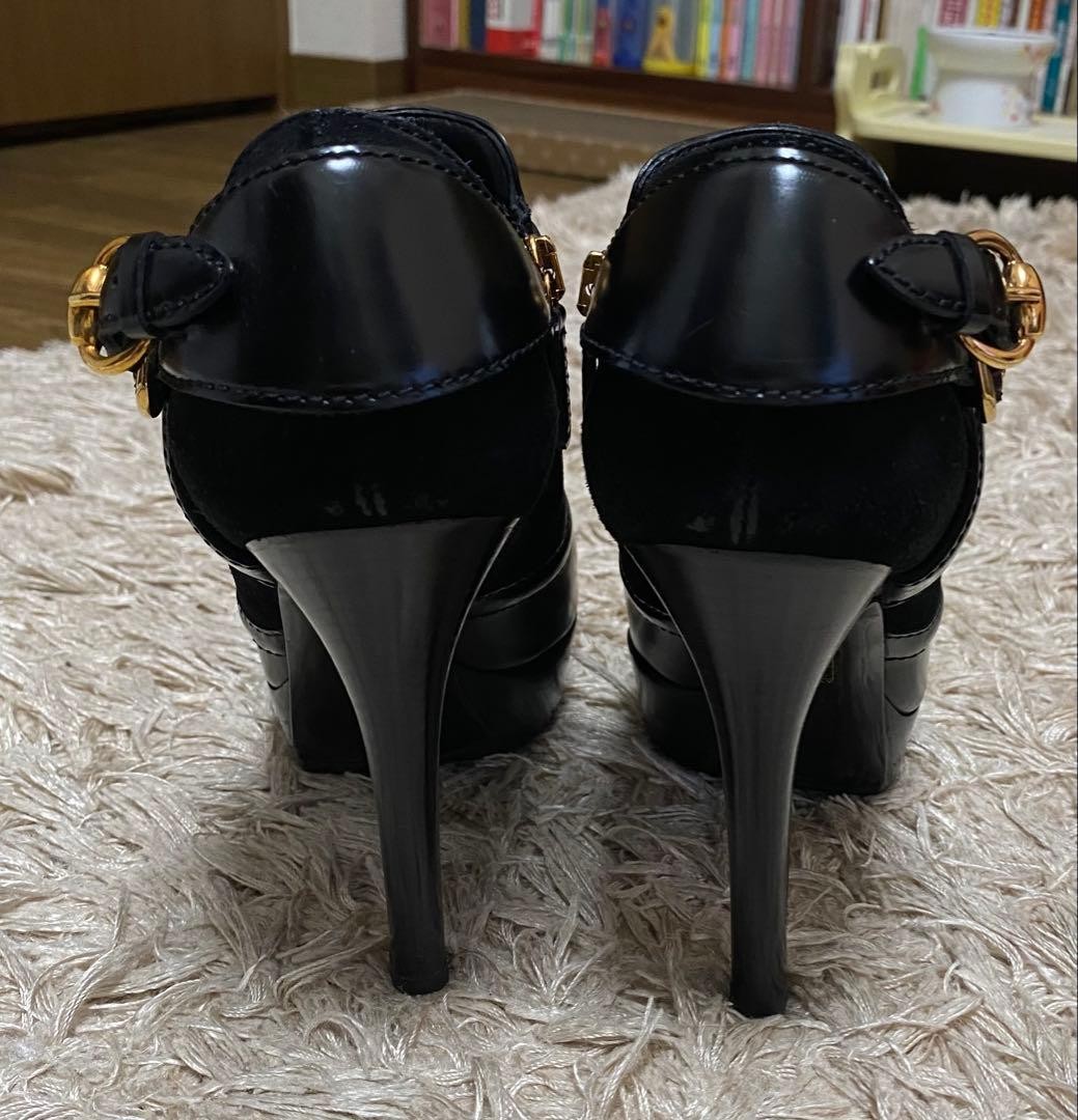 GUCCI Bootie Boots Shoes EU 35.5 US 5.5 Leather Black Authentic thumbnail 22