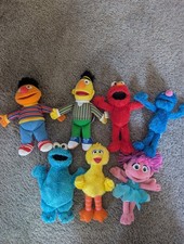 Sesame Street Plush Lot of 7 - Hasbro 2013 Stuffed Animals